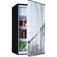 Klarstein Kühl-/Gefrierkombination 10045805, 84.5 cm hoch, 45 cm breit, Bier Hausbar Getränkekühlschrank Hotel Mini Fridge