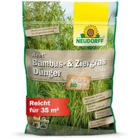 Neudorff Rasendünger Bio - Azet Bambus- & ZiergrasDünger 1,75 kg für 35m², Bio Langzeitdünger sorgt für gleichmäßigen & kräftig grünen Wuchs von Bambus und Ziergräsern, mit viel Kalium für hohe Toleranz bei Trockenheit und Frost