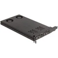 Delock PCI Express x16 Karte Wechselrahmen für 2 x M.2 NVMe SSD - Bifurcation