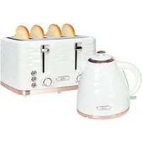Novzep 2-in-1-Toaster 2-in-1 Toaster und Wasserkocher Set, 7 Bräunungsstufen, Auftau- und Aufwärmfunktion