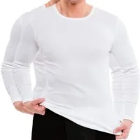 HERMKO Unterziehshirt 3640 2er Pack Herren langarm Shirt Longsleeve aus 100% Bio-Baumwolle