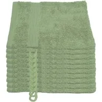 Julie Julsen Waschhandschuh 10-Waschhandschuh-Lindgrün-Waschhandschuh 15 x 21 cm, (10-St)