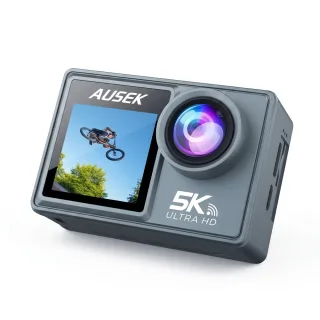 Ourlife 5K Action Camera Ultra HD Dual Screen WiFi Sports Ski Cam M40TR / M40TRW With EIS Stabilization 30M Waterproof U