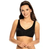 Viania Soft-BH 105452 (1-tlg) ohne Bügel 100% Baumwolle hautsympathisch Schwarz