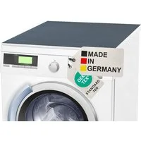 BAUHELD Antirutschmatte Waschmaschine [Made in Germany], 60x60 cm, Waschmaschinenauflage mit Vinyl-Beschichtung, Als Waschmaschinenbezug, Waschmaschinenabdeckung, Auch für Trockner