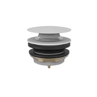 Tres Click clack Ablaufventil für Wanne Click clack Funktion Stöpsel: Ø 70 mm, 13474010BM 13474010BM