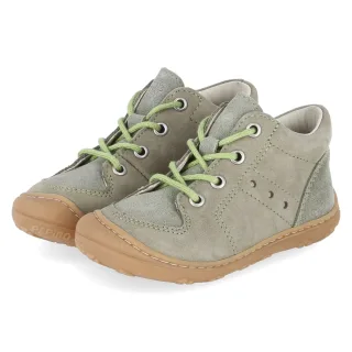 Pepino Schnürschuhe REMY  Grün - Gr. 18 -  Echt Leder