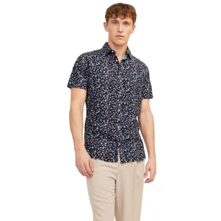 Jack And Jones - Hemd für Herren, kurzärmlig (Nachthimmel)