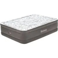 Bestway Luftbett TriTech® Fashion Flock™ 203 x 152 x 56 cm, (Packung, 1-tlg., Inkl. integrierter Elektropumpe), für 2 Personen