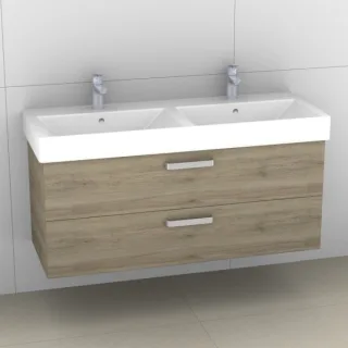 Artiqua 412 Waschtischunterschrank für Strada K0791 Sanremo Eiche quer NB, 412-WU2L-I21-7144-428 412-WU2L-I21-7144-428