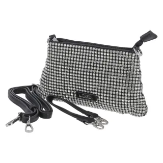 L.Credi Abendtasche OLIVIENNE - Gr.  - Silber - Synthetik