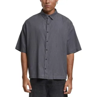 Urban Classics - Lightweight Denim Hemd charcoal