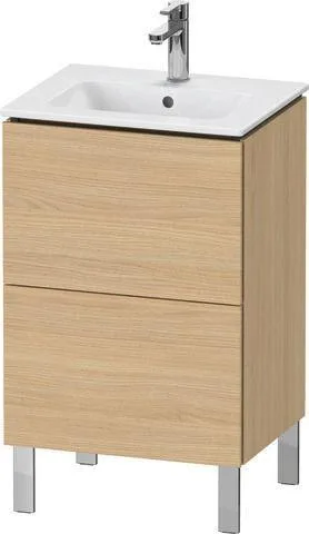 Duravit L-Cube Waschtischunterbau bodenstehend Natur Eiche Matt 520x421x704 mm - LC667103030 LC667103030