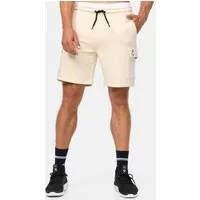 Indicode Sweatshorts Herren Dannie Sweat Shorts Herrenshorts Cargo Sweatshorts mit Kordelzug