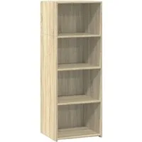 vidaXL Highboard Highboard Sonoma-Eiche 45x41x124 cm Holzwerkstoff (1 St)