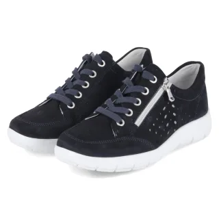 Semler Halbschuhe MIDNIGHTB - STONE - Gr. 40 - Blau - Rauleder