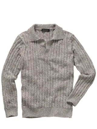 Mey & Edlich Herren Tricolor-Polo Braun 85 % Baumwolle, 15 % Polyester