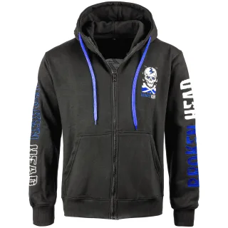 Broken Head Hoodie Original Blau