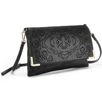 Vivance Umhängetasche, Handtasche Damen zum Umhängen, mit modischen Cut-Outs, VEGAN