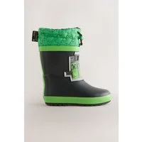 Next Warm gefütterte Gummistiefel, Minecraft Gummistiefel (1-tlg)