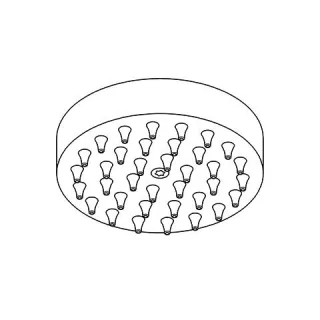 KWC Aquarotter Brauseeinheit, F3, für Standdusche, 3600010127, 3600010127 3600010127