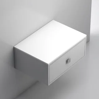 Neuesbad Konsole / Möbelabdeckplatte 70x50x1,5cm, Mineralguss (Solid Surface), weiss matt NB1DRKPL70-WE