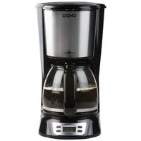 Domo Filterkaffeemaschine, für 12 Tassen, Timer, Zeitschaltuhr, Kaffeemaschine für Filter-Kaffee