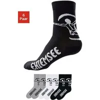 Chiemsee Freizeitsocken Herren Alltagssocken, Sportsocken, Baumwolle (Packung, 6-Paar, Crew Socken Gr. 39-42 bis 43-46) in pflegeleichter Markenqualität