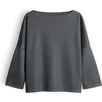someday 3/4-Arm-Shirt KARITA PURE aus schimmernder Piqué Ware