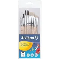 Pelikan Malpinsel, (10 St), je 5x Haar-/ Borstenpinsel