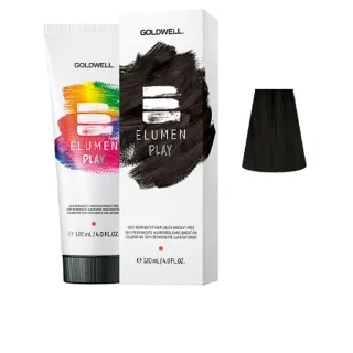 Elumen Play Semi Permanent Hair Color Oxidant-free #black 120 ml