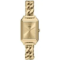 Fossil Quarzuhr Raquel ES5478, Armbanduhr, Damenuhr, Edelstahlarmband, analog