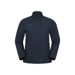 Mountain Warehouse Herren Grasmere Soft Shell Jacke (Dunkelblau)