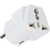Bolwins H52C Reiseadapter US UK AU auf EU Stecker Ladegerät Adapter 250V 10A Reiseadapter UK / USA Buchse (weiblich) zu EU Stecker (männlich), 0 cm, Reiseadapter mit Sicherung