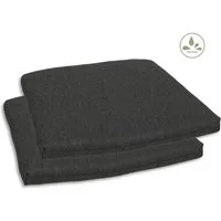 GO-DE Sitzkissen Selina, 2er Set, 40x5x45 cm, wasserabweisend