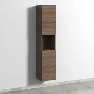 Sanipa 3way Hochschrank mit 2 Türen und 1 offenem Fach, Eiche-Arizona SM11580
