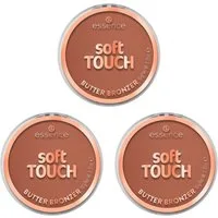 Essence Bronzer SOFT TOUCH BUTTER BRONZER, 3-tlg.
