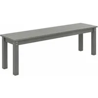 COSTWAY Gartenbank, 140cm für 2-3 Personen, Sitzbank HDPE wetterfest, 340kg