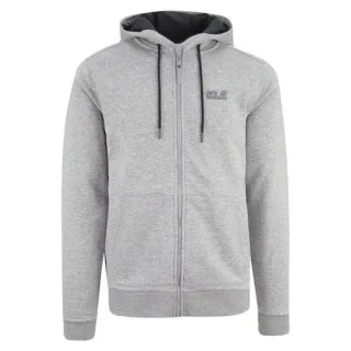 Jack Wolfskin Logo Mens Grey Track Jacke