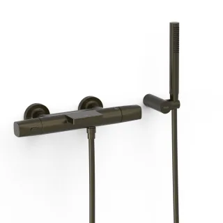 Tres Wannenthermostat Aufputz Over wall Anti Kalk Messing Handbrause , 19017499KMB 19017499KMB