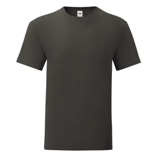 Fruit Of The Loom Herren Iconic T-Shirt (5er Pack) (Light Graphite Grey)