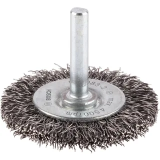 Bosch PRO Scheibenbürste, gewellt, 4500 U/min, 0,3 mm Drahtstärke - 2608622112