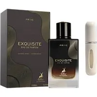 Maison Alhambra Duft-Set Exquisite Prive EDP 100ml + Parfümzerstäuber (leer)