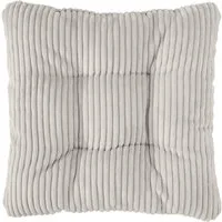 sleepling Sitzkissen in Cord-Optik, Stuhlkissen, Zierkissen, Dekokissen, aus weichem Möbelstoff, abriebfest, anschmiegsam, wendbar, 38 x 38 cm
