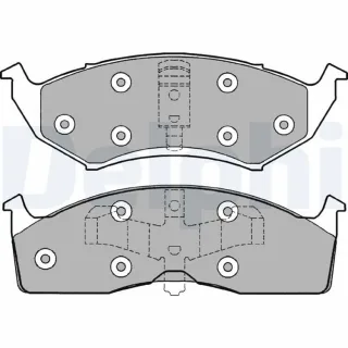 Delphi Bremsbel?ge vorne Chrysler Dodge LP1166