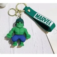 Stelby Schlüsselanhänger Marvel Hulk Schlüsselanhänger 3D Gummi, Strapazierfähiges & flexibles Material für langlebige Nutzung