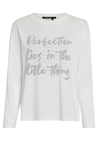 Marc Aurel - Shirt mit Print offwhite varied - Gr. - 46
