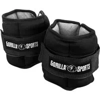 GORILLA SPORTS Zusatzgewichte Gewichtsmanschetten Verstellbar 0,45 - 2,25 kg, 2.25 kg, (2-tlg)
