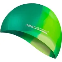 Aqua Speed Badekappe Mehrfarbige Badekappe – Hohe Dehnbarkeit & modisches Design (Angenehme Passform – kein Verrutschen beim Schwimmen), Flexibel & stabil – kein Einengen, perfekte Passform