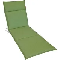 Herlag Liegenauflage Bea, Liegepolster Gartenliege 190x60x4,5cm Wasserabweisend Oliv